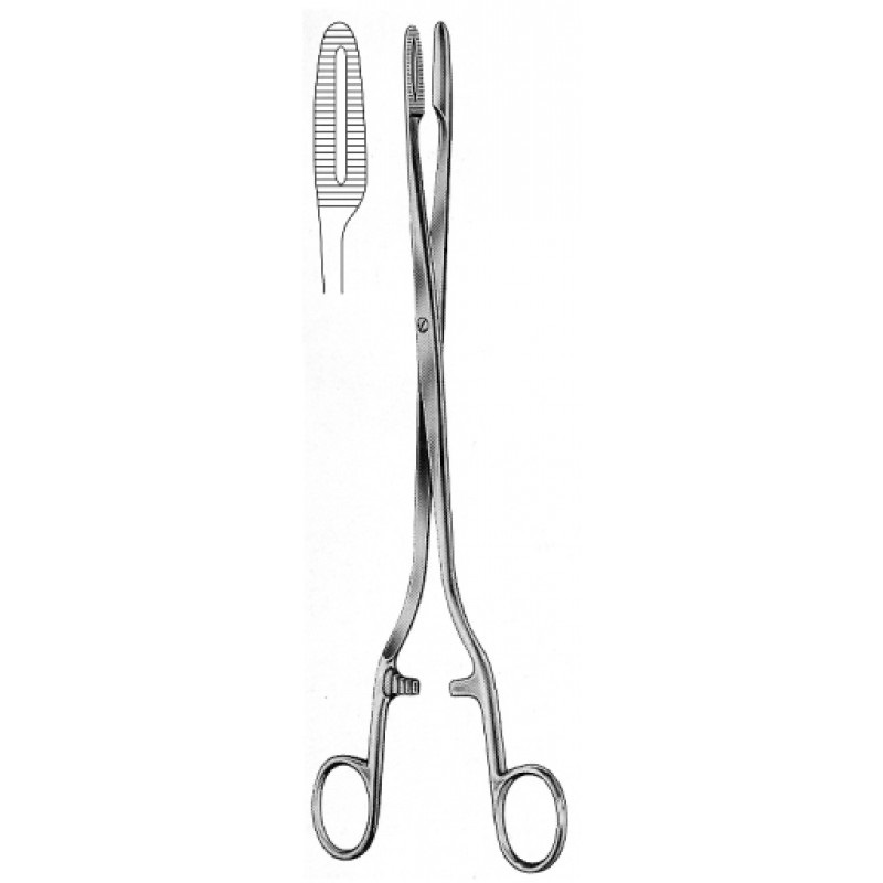 SIMS-MAIER Dressing & Cotton Swab Forceps Curved 28 cm